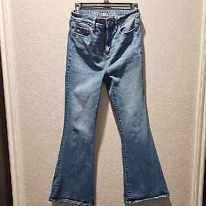 American Eagle Outfitters Medium Blue Flare Jeans